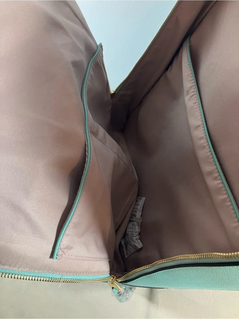 NEW! CALPAK KAYA 15” Laptop Student Travel Backpack in Aqua UNUSED WITH TAGS